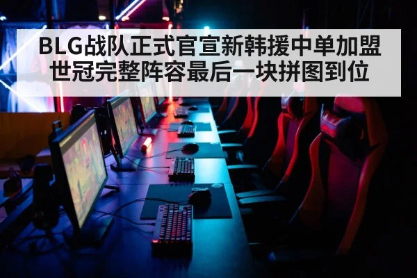 BLG战队正式官宣新韩援中单加盟世冠完整阵容最后一块拼图到位